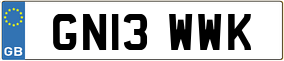 Truck License Plate